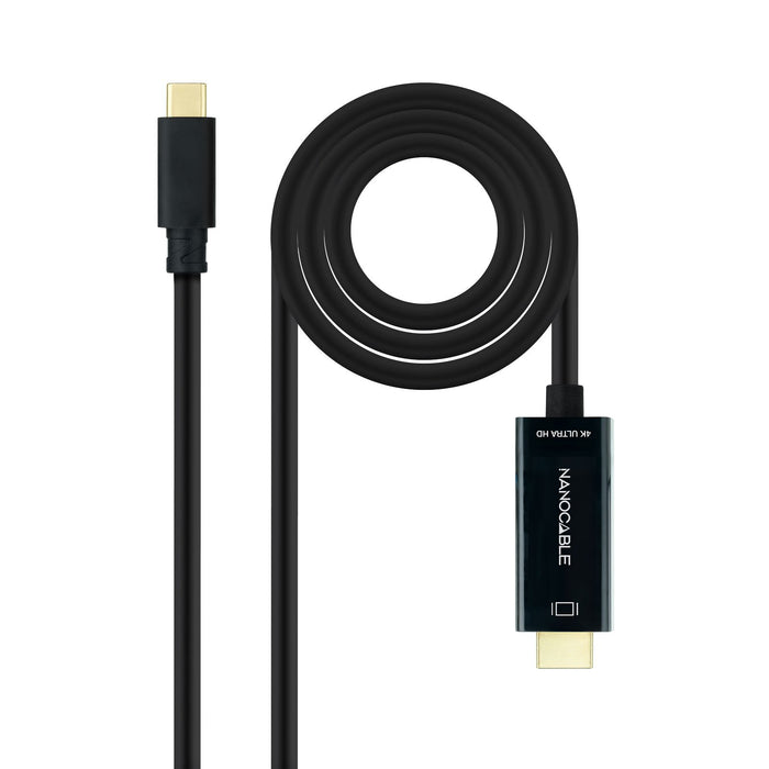 EAN 8433281015463 - Nanocable 10.15.5105 adaptador de cable de vídeo USB Tipo C imagen 1