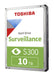 EAN 4547808810722 - Toshiba S300 Surveillance disco duro interno 10 TB 7200 RPM 256 MB 3.5" Serial ATA III imagen 2