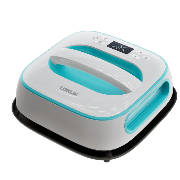 EAN 6976230000216 - LOKLiK SG-RYJ-0140-EU-L-B2B plancha térmica 1200 W Azul, Blanco 255 x 255 mm 210 °C Pantalla incorporada imagen 2