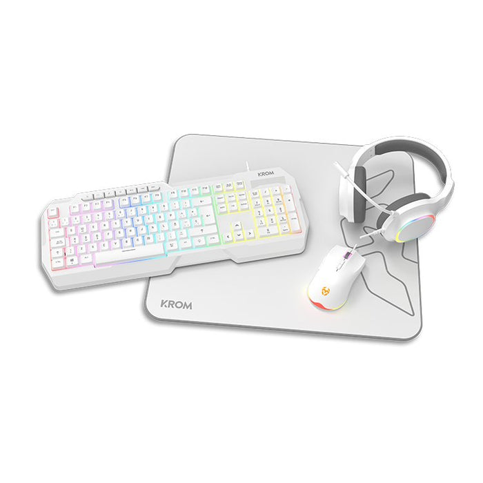 EAN 8436587976384 - Krom Kenta teclado Ratón incluido Juego USB QWERTY Inglés imagen 1