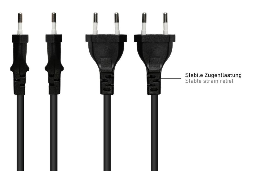 EAN 4066857002877 - Kabelmeister SK0385-S015 cable de transmisión Negro 1,5 m IEC Type C (3.8 mm, 1.1 mm) Surface Connect imagen 3