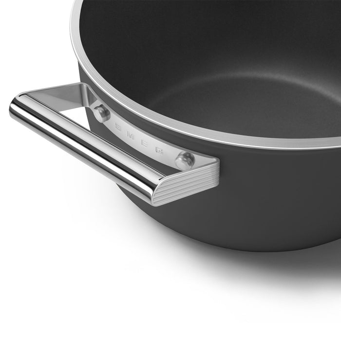 EAN 8017709356019 - Smeg CSF2412BLM batería de cocina Negro Aluminio, Acero inoxidable 5,4 L 24 cm imagen 5