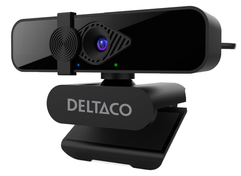 EAN 7333048068101 - Deltaco W-200 cámara web 3,7 MP 2560 x 1440 Pixeles Negro imagen 2