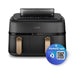 EAN 8720389049286 - Philips 5000 series NA552/00 freidora Doble 9 L Independiente 2750 W Freidora de aire caliente Negro, Oro imagen 2
