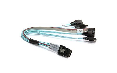 EAN 0672042051595 - Supermicro IPASS -> 4 SATA Cable, 23-cm cable de SATA 0,23 m Azul imagen 1