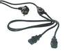 EAN 3700224742058 - MCL MC909-3M cable de transmisión Negro Enchufe tipo E Acoplador C13 2 x imagen 2