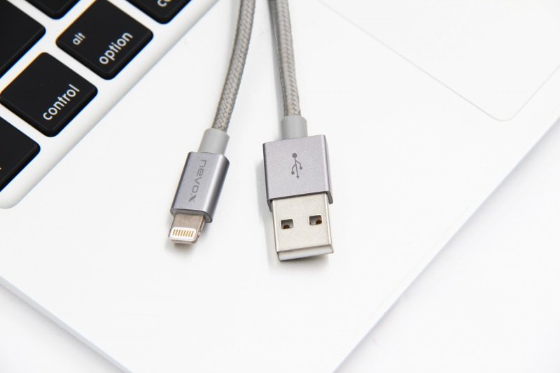 EAN 4250686405286 - nevox 1528 cable de conector Lightning 1 m Plata imagen 3