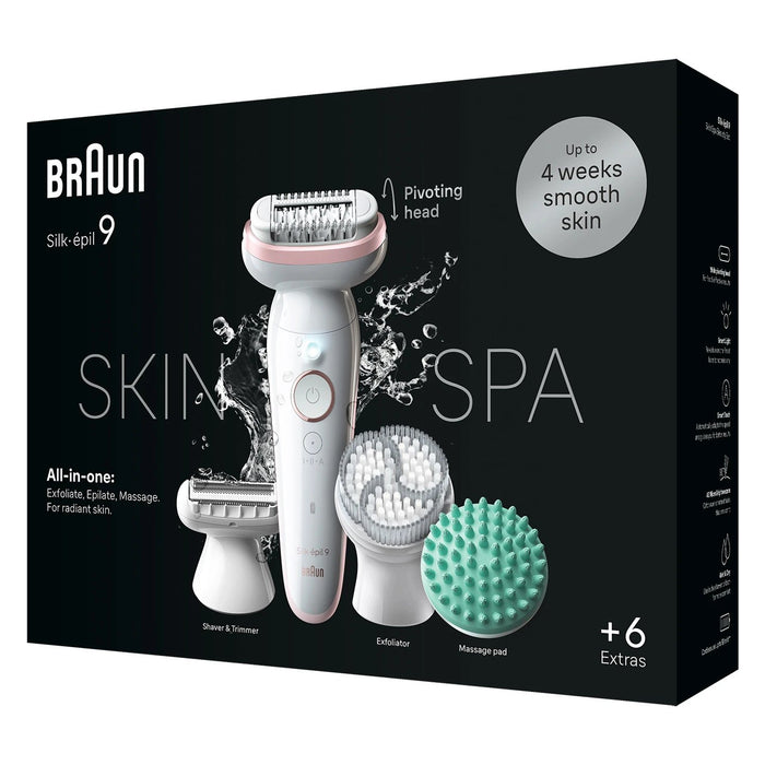 EAN 7500435225199 - Braun Silk-épil 9 SkinSpa 40 pinzas Oro rosa, Blanco imagen 2