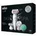 EAN 7500435225199 - Braun Silk-épil 9 SkinSpa 40 pinzas Oro rosa, Blanco imagen 2