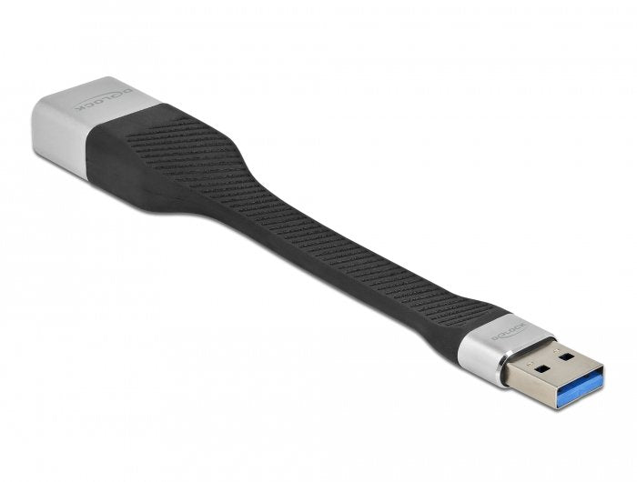 EAN 4043619869374 - DeLOCK 86937 cable de red Negro, Plata 0,13 m imagen 2