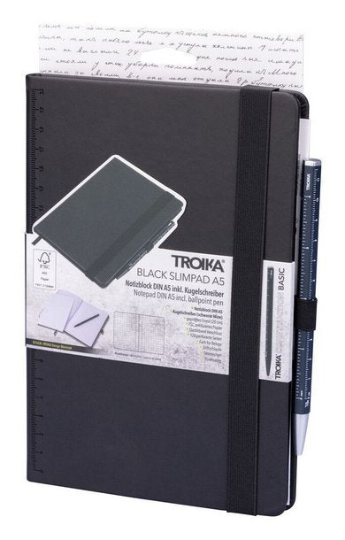 EAN 4024023140822 - TROIKA NPP04/DB cuaderno y block A5 64 hojas Negro imagen 5