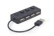 EAN 8716309124669 - Gembird UHB-U2P4-05 hub de interfaz USB 2.0 Type-A Negro imagen 2