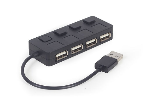 EAN 8716309124669 - Gembird UHB-U2P4-05 hub de interfaz USB 2.0 Type-A Negro imagen 2
