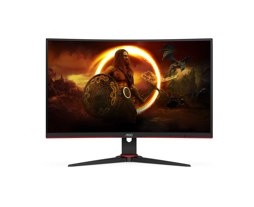 EAN 4038986181273 - AOC G2 CQ27G2SE/BK pantalla para PC 68,6 cm (27") 2560 x 1440 Pixeles Quad HD LCD Negro, Rojo imagen 2