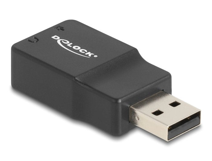 EAN 4043619666348 - DeLOCK 66634 cambiador de género para cable USB 2.0 Type-A 2 x 3.5 mm 3 pin Negro imagen 2