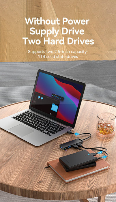 EAN 6922794746633 - Vention CHLBD hub de interfaz USB 3.2 Gen 1 (3.1 Gen 1) Type-A 5000 Mbit/s Negro imagen 21