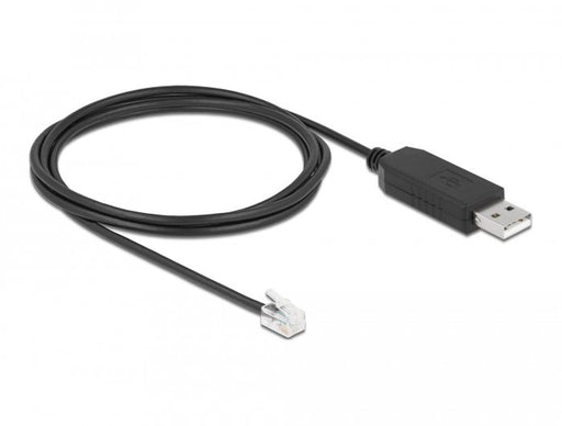 EAN 4043619667345 - DeLOCK 66734 cambiador de género para cable RJ-9 USB 2.0 Type-A Negro imagen 1