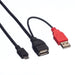 EAN 7611990115761 - ROLINE 19.08.1009 cable USB USB 2.0 1 m USB A Micro-USB B Negro imagen 2