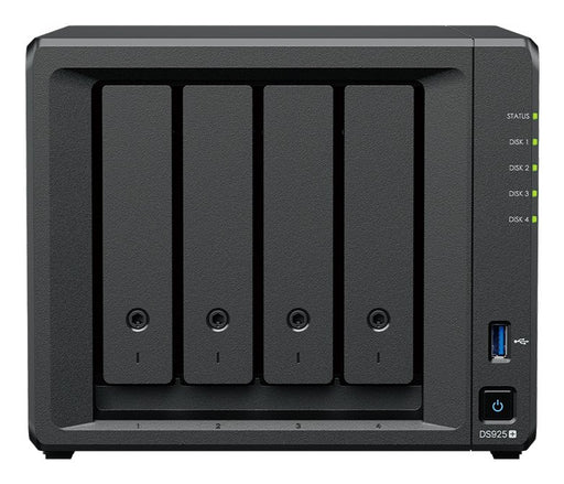 EAN 4711174726004 - Synology DiskStation DS925+ servidor de almacenamiento NAS Ryzen Embedded V1500B 4 GB DDR4 0 TB Negro imagen 2