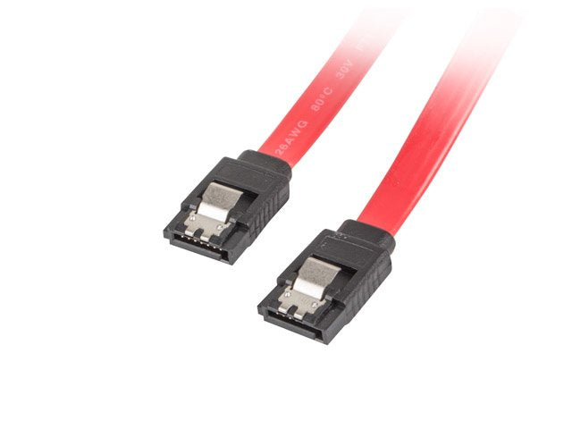 EAN 5901969413151 - Lanberg CA-SASA-14CU-0050-R cable de SATA 0,5 m SATA 7-pin Rojo imagen 1