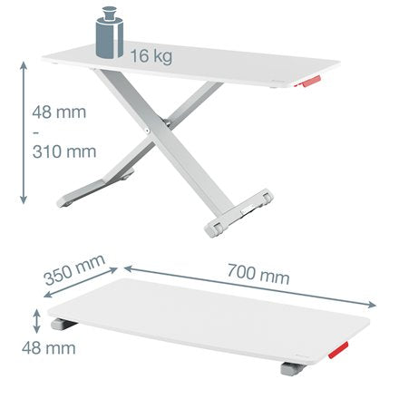 EAN 4002432129447 - Leitz 65330085 escritorio de pie Gris imagen 9