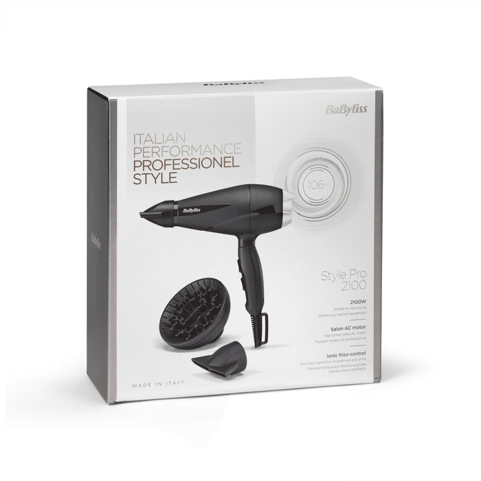 EAN 3030050185850 - BaByliss 6710DE secador 2100 W Negro imagen 2