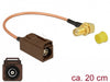EAN 4043619896844 - DeLOCK 89684 cable coaxial RG-316 0,2 m FAKRA F SMA Negro, Marrón, Oro, Amarillo imagen 1
