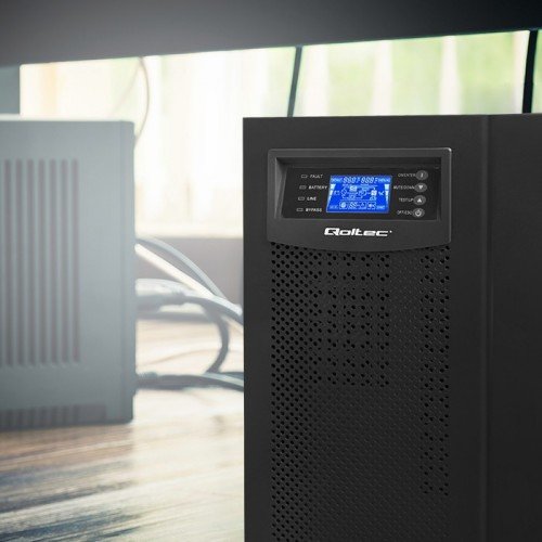 EAN 5901878530444 - Qoltec 53044 sistema de alimentación ininterrumpida (UPS) Doble conversión (en línea) 10 kVA 8000 W imagen 4