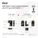 EAN 8719214472146 - CLUB3D CAC-1528 cambiador de género para cable USB C Negro imagen 4