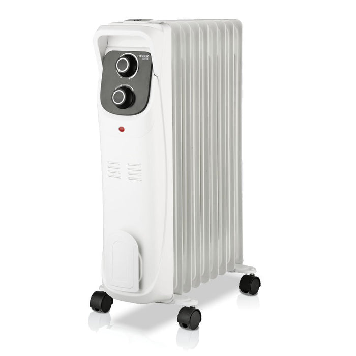 EAN 5608475013911 - Haeger OH-009.006A calefactor eléctrico Interior Negro, Blanco 2000 W Radiador de aceite eléctrico imagen 1
