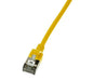 EAN 4052792053784 - LogiLink Slim U/FTP cable de red Amarillo 2 m Cat6a U/FTP (STP) imagen 1