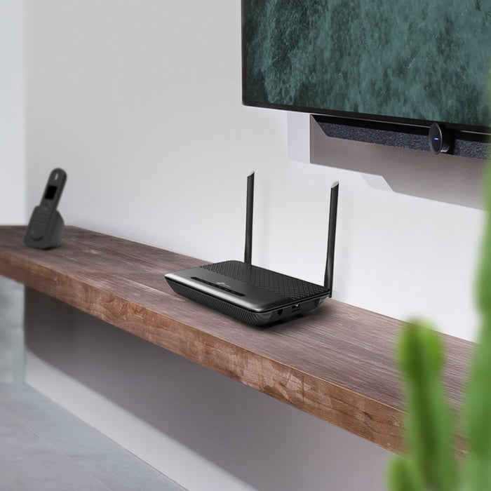 EAN 6935364088996 - TP-Link TD-W9960V router inalámbrico Gigabit Ethernet Banda única (2,4 GHz) Negro imagen 4