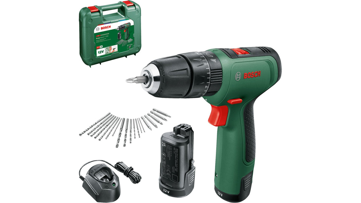 EAN 4053423224894 - Bosch EasyImpact 1200 1500 RPM Sin llave 1,1 kg Negro, Verde imagen 2