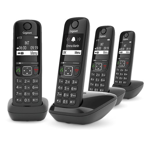 EAN 4250366854731 - Gigaset AS690A Quattro Teléfono DECT/analógico Negro imagen 1