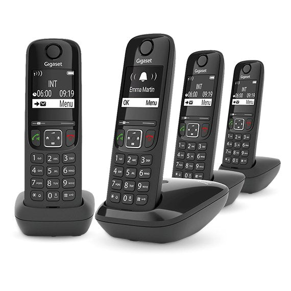 EAN 4250366854731 - Gigaset AS690A Quattro Teléfono DECT/analógico Negro imagen 1