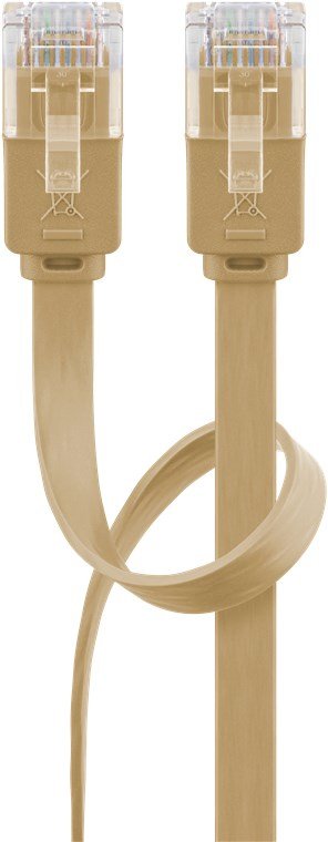 EAN 4040849958809 - Goobay 95880 cable de red Marrón claro 1 m Cat6 U/UTP (UTP) imagen 2