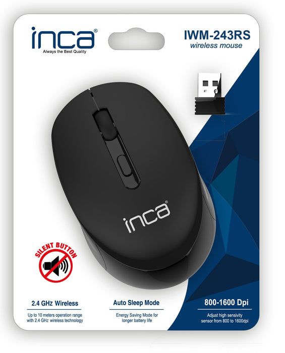 EAN 8681949014796 - Inca IWM-243RS ratón Ambidextro RF inalámbrico Óptico 1600 DPI imagen 4