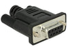 EAN 4043619658435 - DeLOCK 65843 conector RS-232 DB9 Negro, Plata imagen 1