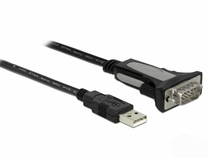 EAN 4043619663231 - DeLOCK 66323 cable de serie Negro USB tipo A DB-9 imagen 3