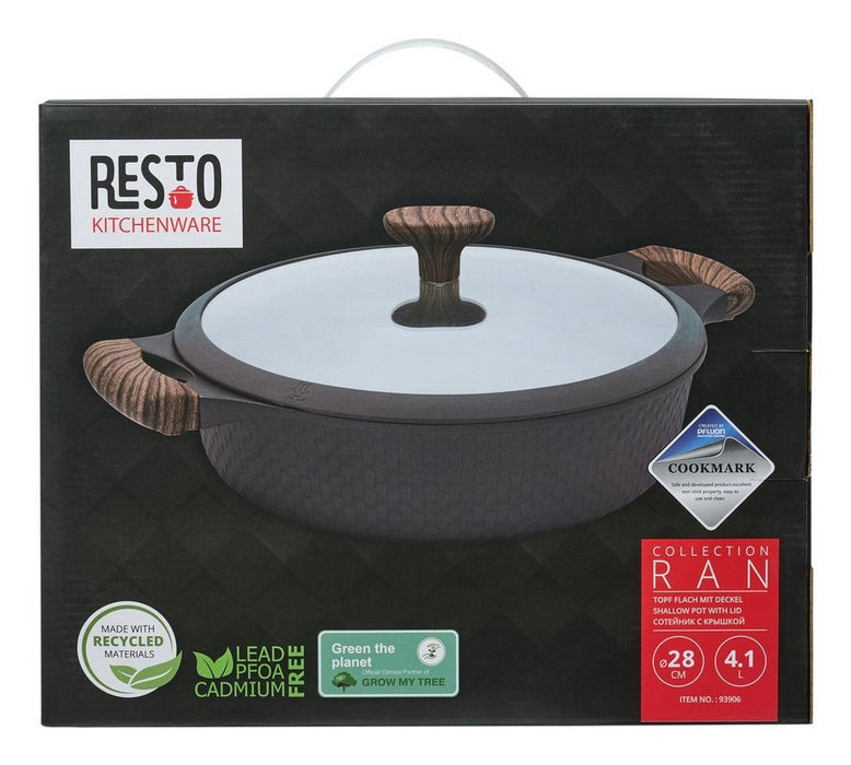 EAN 4260709013978 - Resto Kitchenware 93906 batería de cocina Negro Aluminio 4,1 L 28 cm imagen 18