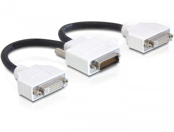 EAN 4043619652815 - DeLOCK 65281 adaptador de cable de vídeo 0,2 m DMS 2 x DVI Negro imagen 1
