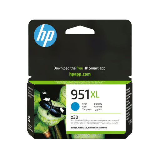 EAN 0886111748921 - HP 951XL High Yield Cyan Original Ink Cartridge cartucho de tinta 1 pieza(s) imagen 1
