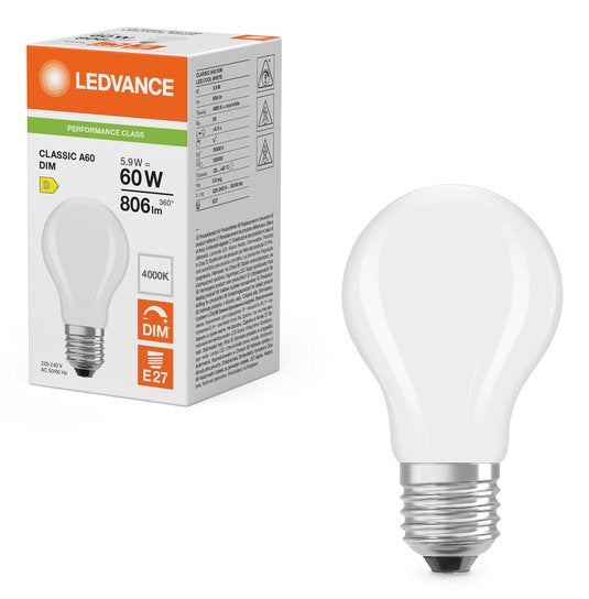 EAN 4099854463778 - Osram LED CLASSIC A DIM P lámpara LED Blanco frío 4000 K 5,9 W E27 D imagen 5