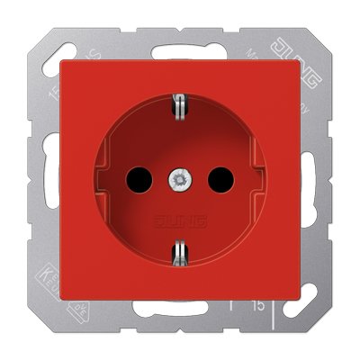 EAN 4011377057579 - JUNG A 1520 BF RT caja de tomacorriente Tipo F Rojo imagen 1