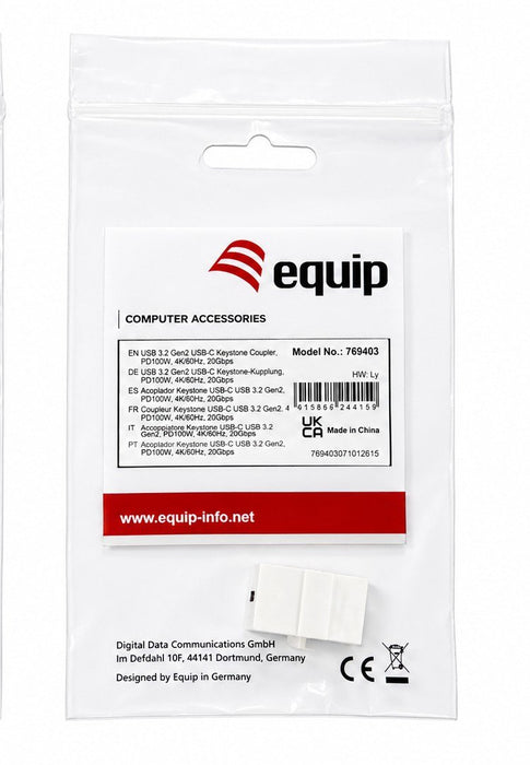 EAN 4015867244159 - Equip 769403 módulo de conector de red imagen 3