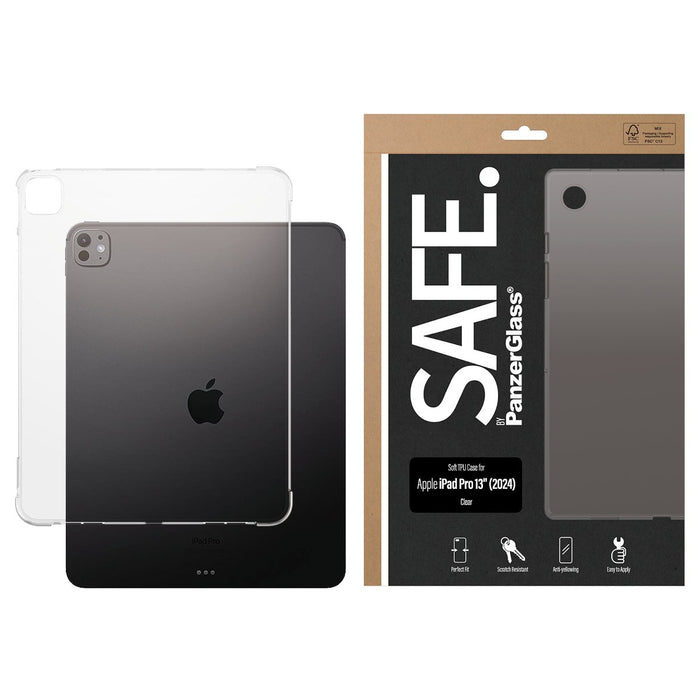 EAN 5715685012914 - PanzerGlass SAFE. by ® TPU Case Transparent iPad Pro 13'' (2024) funda para teléfono móvil Transparente imagen 2