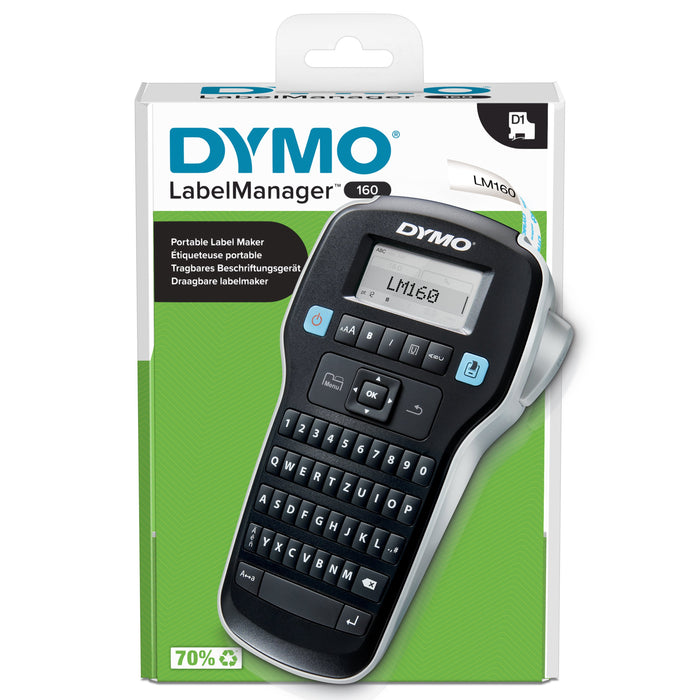 EAN 3026981746116 - DYMO LabelManager ™ 160 QWERTZ impresora de etiquetas Transferencia térmica 180 x 180 DPI 12 mm/s D1 imagen 1