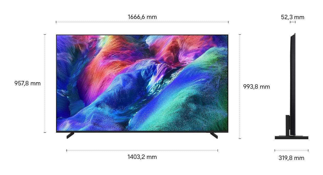 EAN 8806099097998 - Samsung GMR75R85HAUXZG Televisor 190,5 cm (75") 4K Ultra HD Smart TV Wifi Negro, Titanio imagen 3