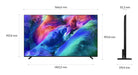 EAN 8806099097998 - Samsung GMR75R85HAUXZG Televisor 190,5 cm (75") 4K Ultra HD Smart TV Wifi Negro, Titanio imagen 3