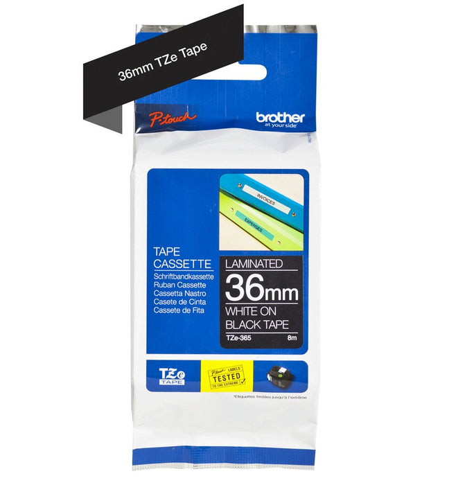 EAN 4977766698009 - Brother TZE365 cinta para impresora de etiquetas TZe imagen 3